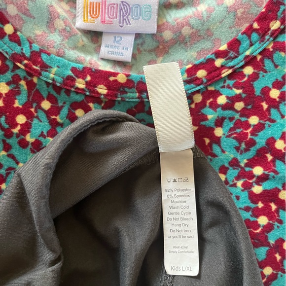 LuLaRoe solid legging & top - Picture 2 of 2